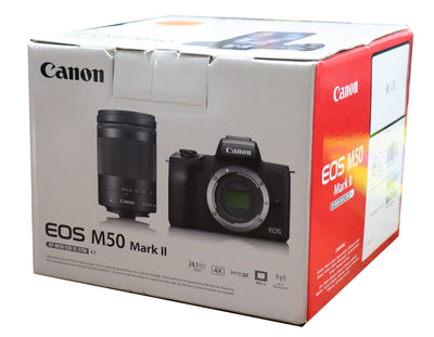 Canon EOS M50 Mark II Kit 18-150 mm schwarz