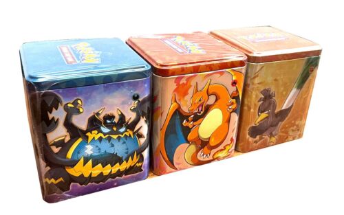 B-Ware 3x Pokemon Stapel-Tin Box Herbst 2022 (versiegelt) *ungeöffnet*