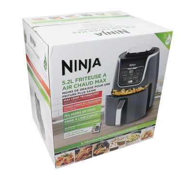 NINJA AF160EU Heißluftfritteuse 1750 Watt Grau/Schwarz - Warenstube Bender