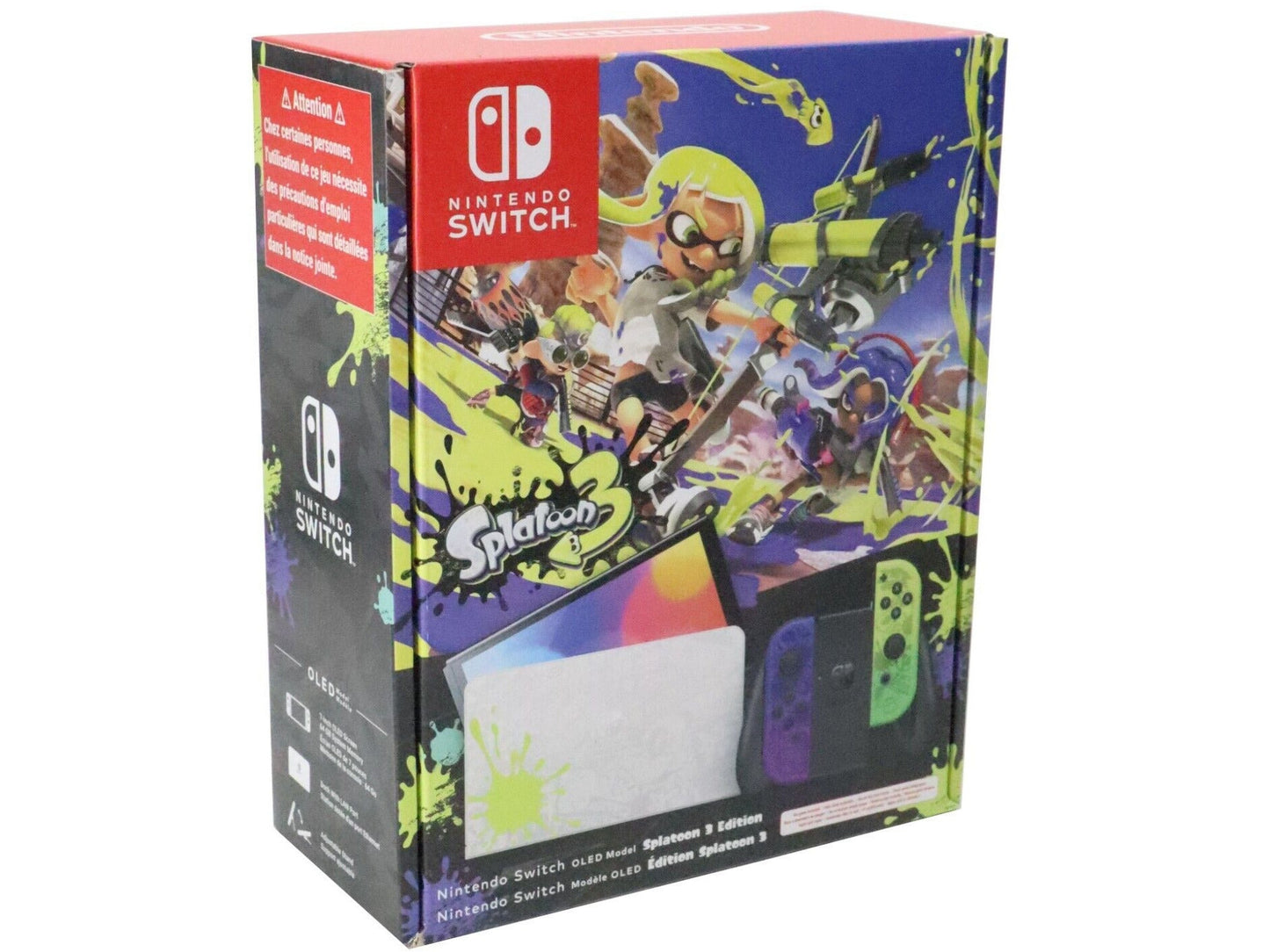 Nintendo Switch (OLED-Modell) weiß Splatoon 3 Edition - Warenstube Bender