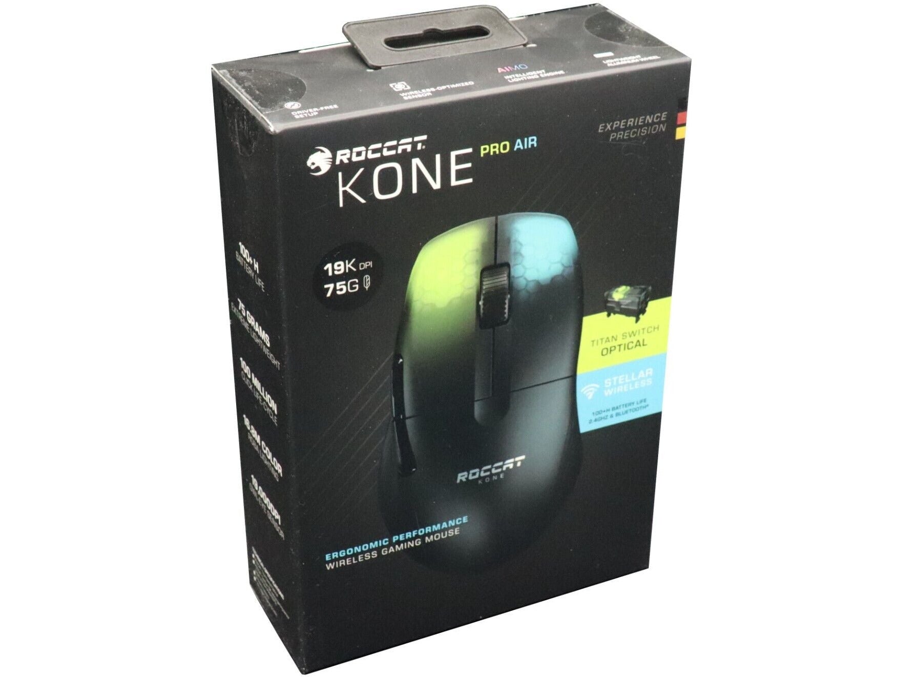 Roccat Kone Pro AIR black Gaming Maus - Warenstube Bender